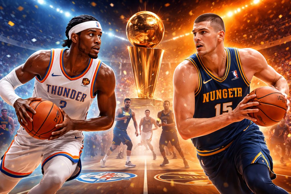 La course NBA pour le sommet de l’Ouest et la récompense MVP entre dans son dénouement, Oklahoma City mène, Jokić et Shai sont au centre de l’attention