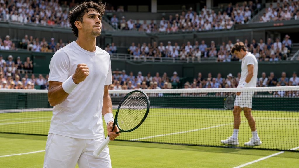 AI ilustracija: Terence Atmane nakon tie-break drame protiv Martina Landalucea u Halleu do drugog kola Terra Wortmann Opena