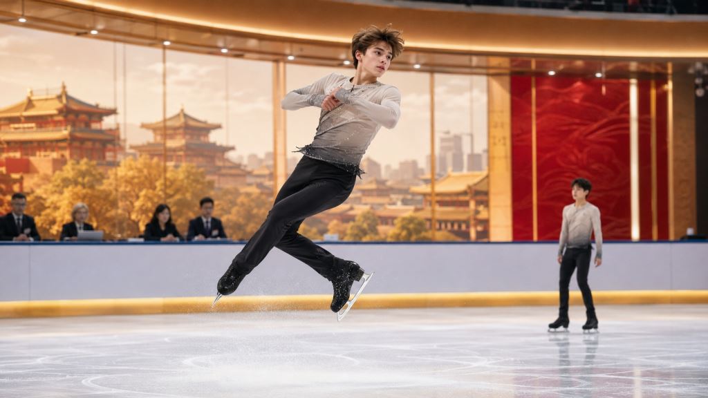 illustration IA: Les juniors russes retrouvent le Grand Prix junior de l'ISU après quatre ans loin des compétitions internationales