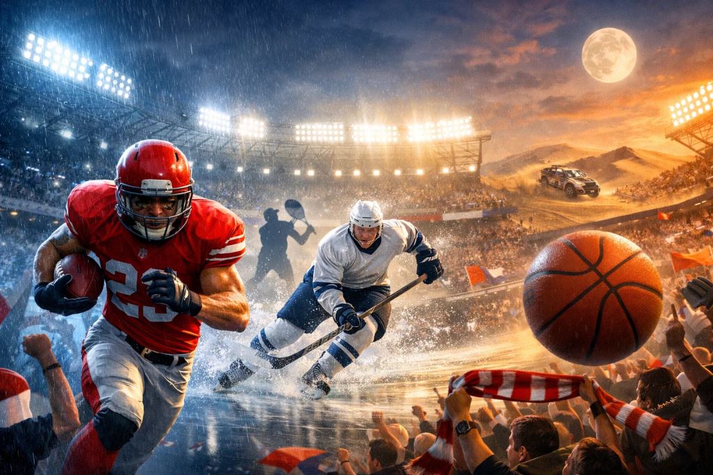 Jučer, danas i sutra u sportu: NFL doigravanje, NBA i NHL noći, FA kup šokovi i tenis pred Melbourne