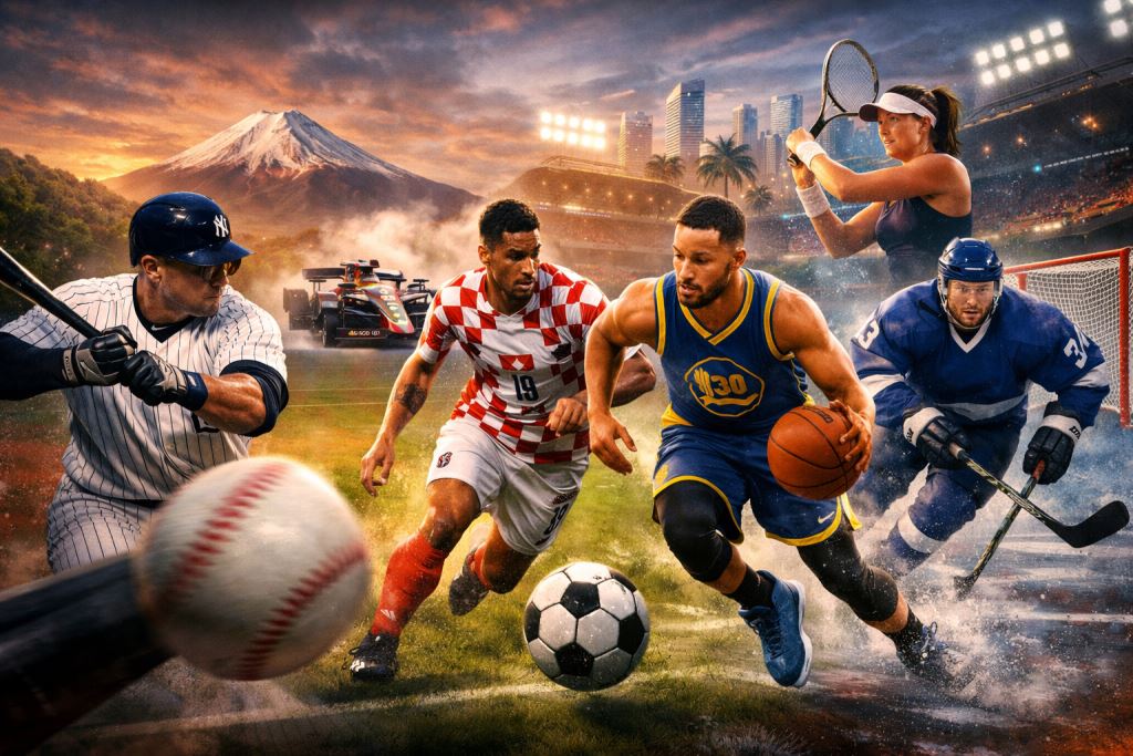 Yesterday, today, tomorrow: sports review for March 26 with Miami Open, MLB opening, NBA and F1 previews