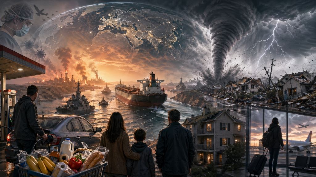 Hier, aujourd’hui et demain : comment les crises mondiales, la météo, le carburant et la santé influencent la vie quotidienne