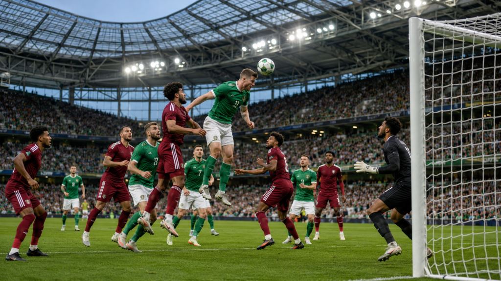 Ireland victory over Qatar in Dublin: Collins header seals 1-0 international friendly win at Aviva Stadium
