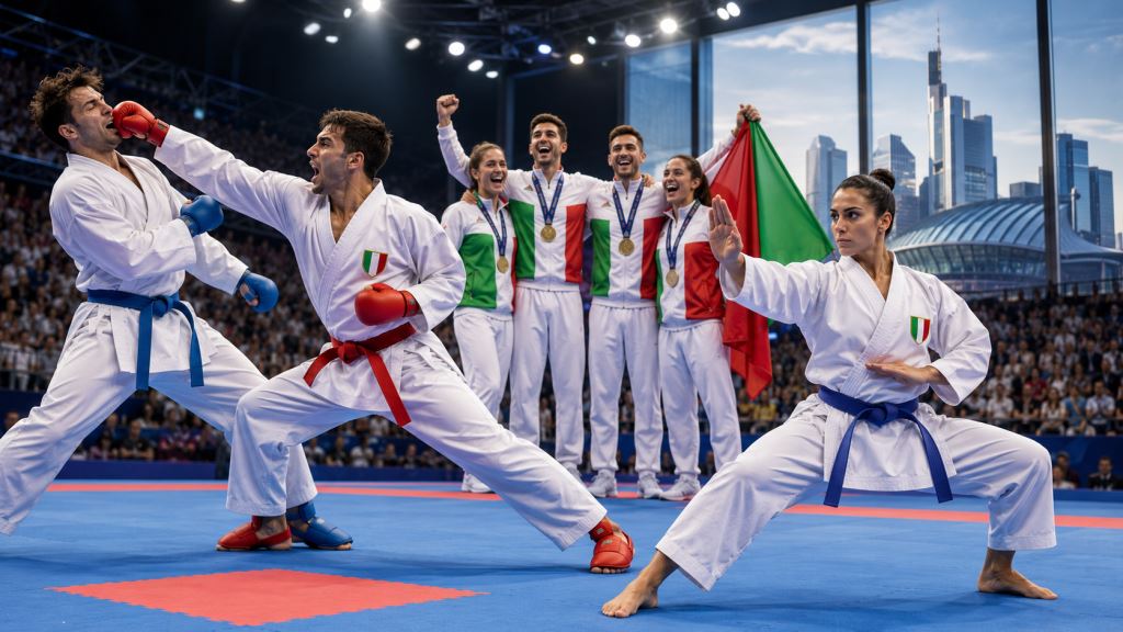 Italia domina el Europeo de karate en Fráncfort y Croacia logra seis medallas en una actuación destacada