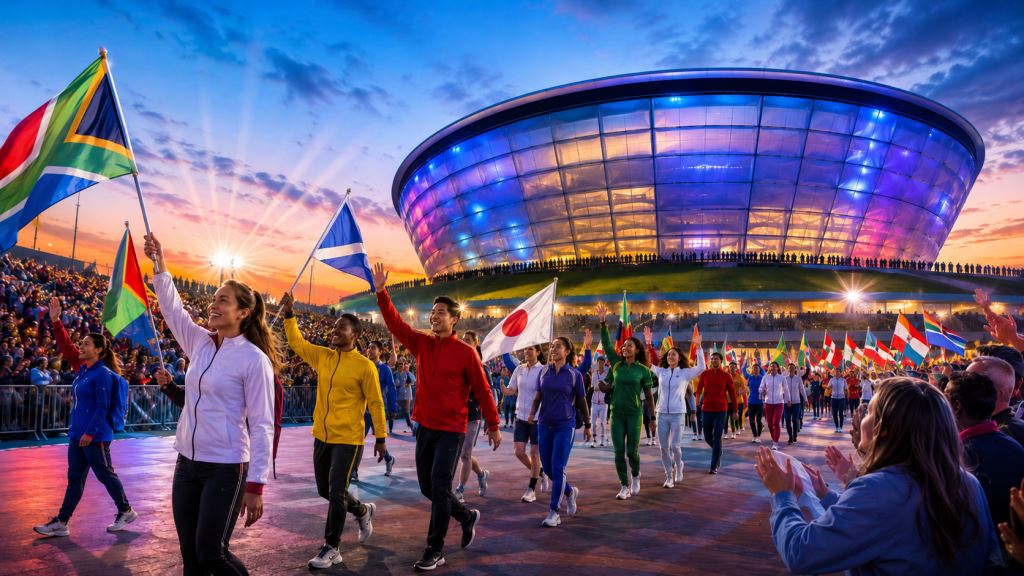 Tickets für die Eröffnungsfeier der Commonwealth Games Glasgow 2026 in The Hydro und das Sportprogramm