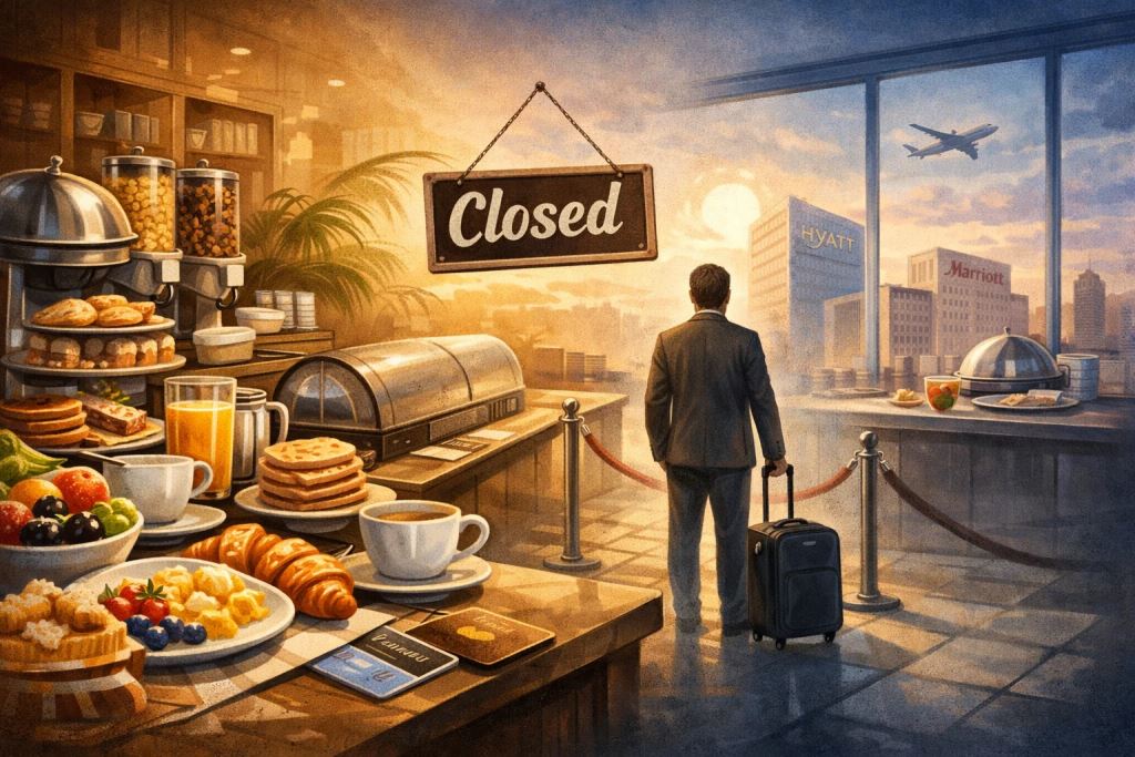 Free hotel breakfast is increasingly disappearing: what Hyatt, Marriott, and Hilton are changing and how to prepare