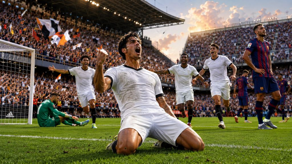 Valence contre Barcelone : remontée à Mestalla et victoire 3-1 face au champion de Liga en clôture 2026