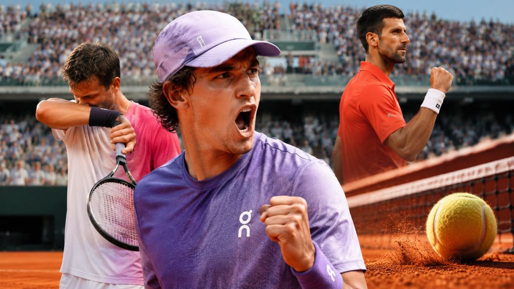 Fonseca’s huge Roland-Garros comeback against Prizmic sets up third-round showdown with Novak Djokovic