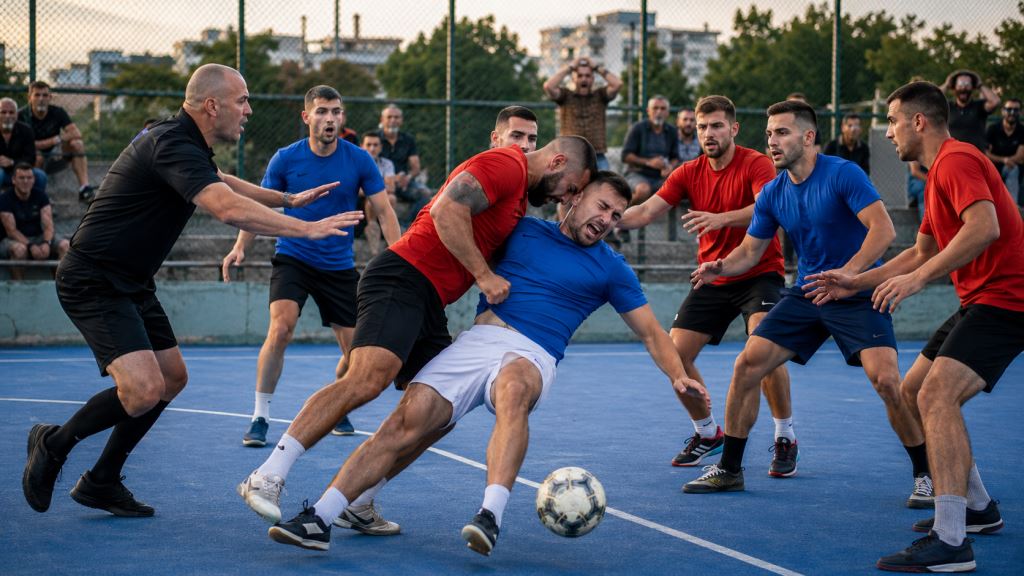 GOAT League final at Klinček stopped after incident: Marko Martinjak headbutts opponent during Zagreb finale