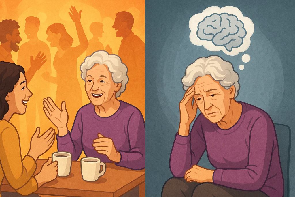 Increased social life as an unexpected early sign of Alzheimer