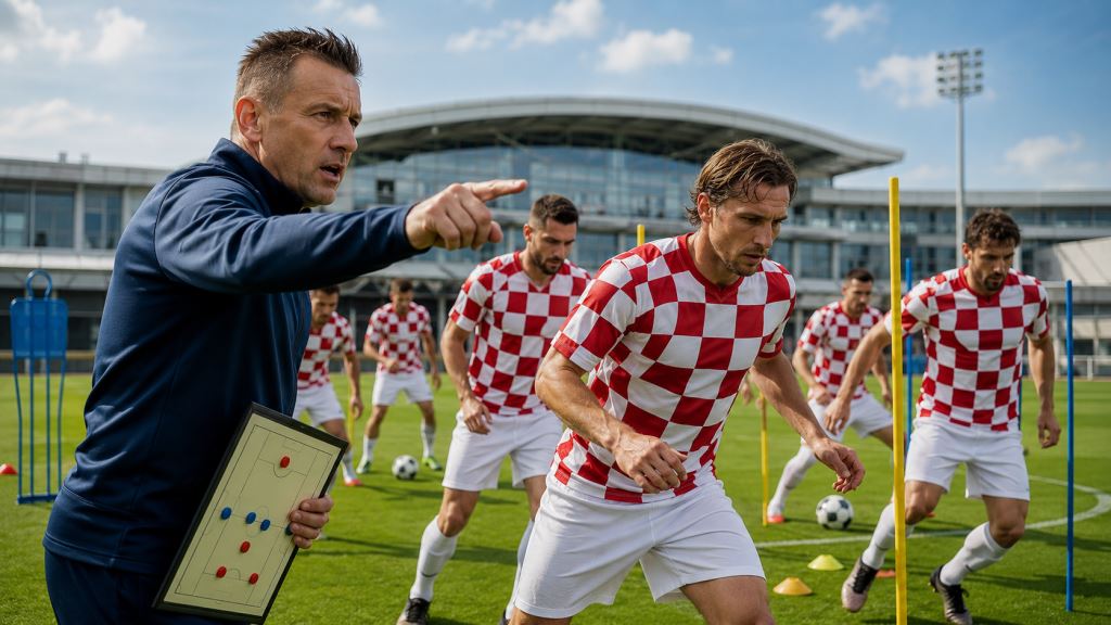 illustration IA: Ivica Olić annonce le virage de la Croatie vers Panama après le revers face à l’Angleterre