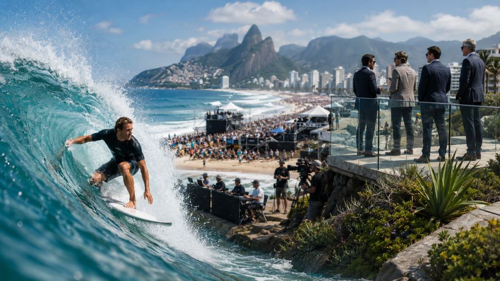 World Surf League vers une vente après la hausse d’audience et la réforme du Tour 2026