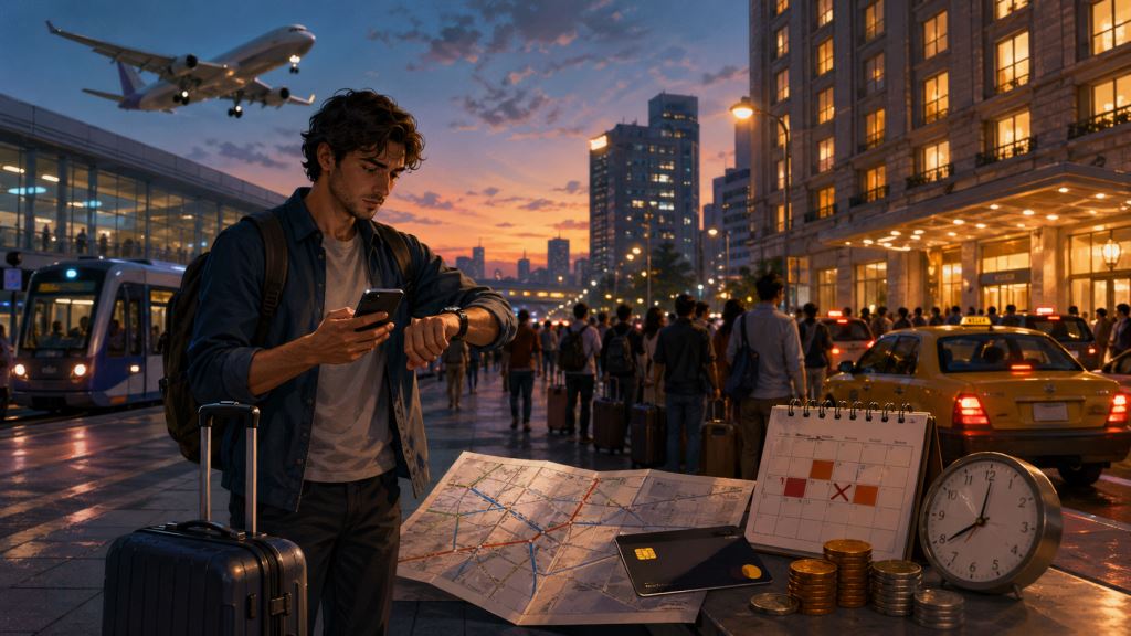 Cómo un día de llegada mal elegido puede encarecer el viaje y complicar la primera noche