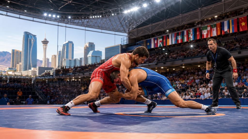 Las Vegas abrirá la clasificación olímpica de lucha para Los Ángeles 2028 en el Mundial 2027