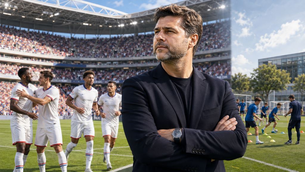 KI-Illustration: Mauricio Pochettino bleibt bis zur WM 2030 US-Nationaltrainer und erhält eine größere Rolle im Nachwuchssystem
