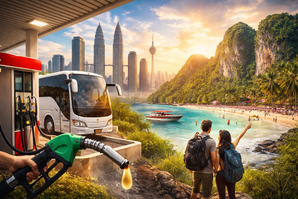 Malasia busca proteger el turismo del diésel más caro antes de Visit Malaysia 2026, mientras el aumento de los precios del combustible cambia el mercado