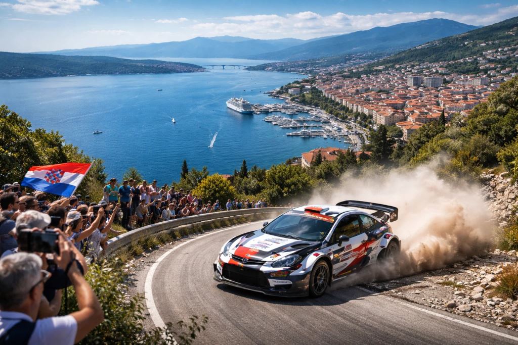 WRC Croatia Rally 2026 seli sjedište u Rijeku: Kvarner, Grobnik i Krk u fokusu od 9. do 12. travnja 2026
