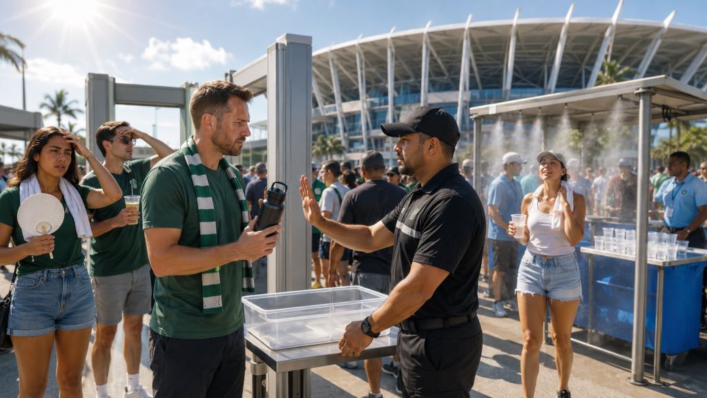 FIFA-Verbot für Mehrwegflaschen in WM-Stadien 2026: Hitze, Hydration und Sicherheit der Fans im Fokus