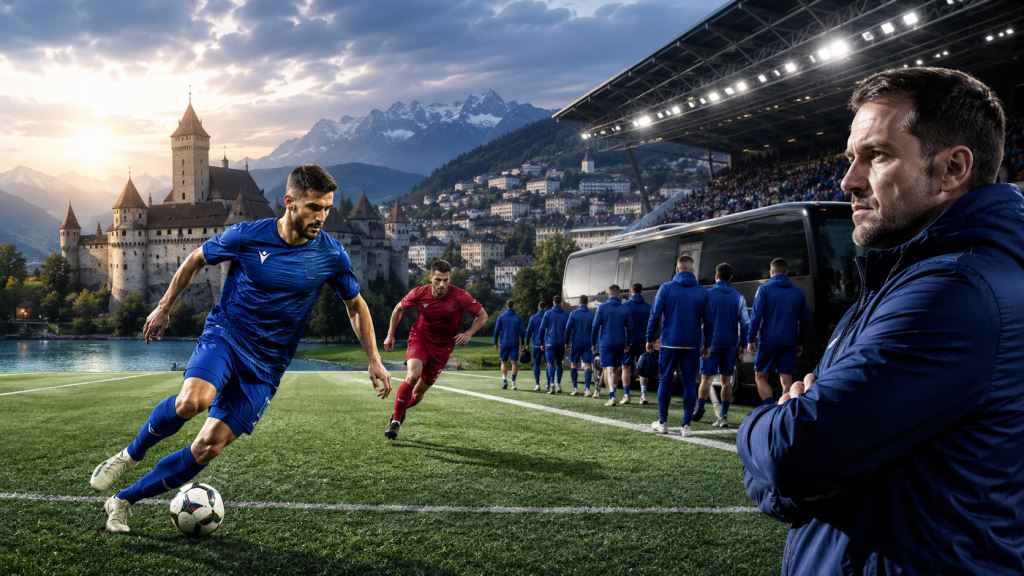 KI-Illustration: Dinamo startet gegen Thun in Europa mit Vorsicht, Kunstrasen und dem historischen 400. internationalen Spiel