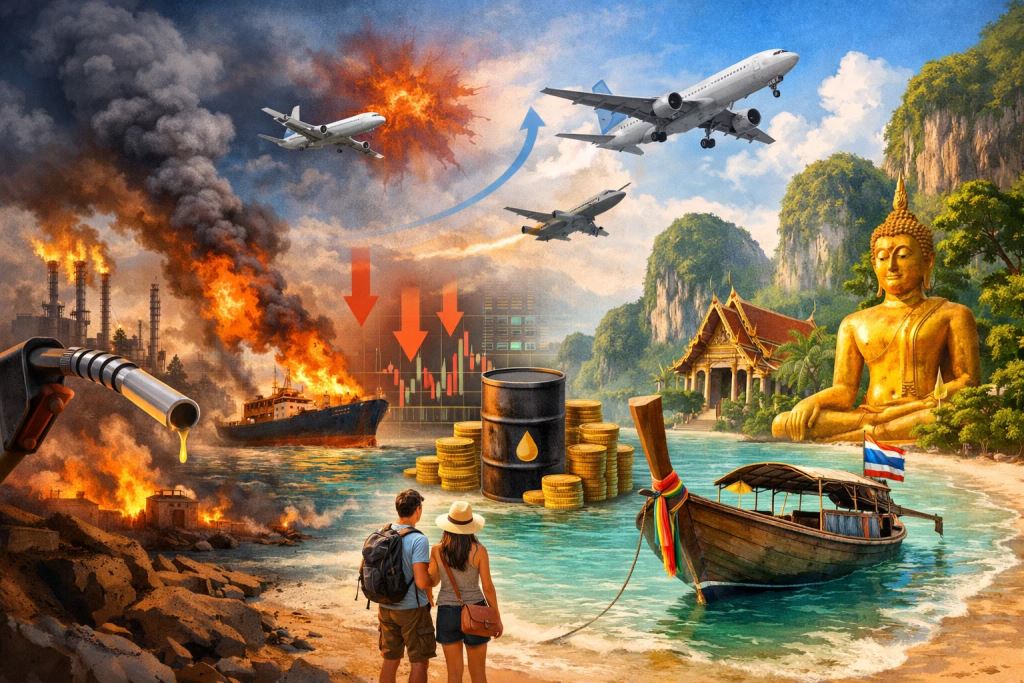 Rat u Perzijskom zaljevu diže cijenu nafte i remeti letove: što to znači za putnike i turizam u Tajlandu