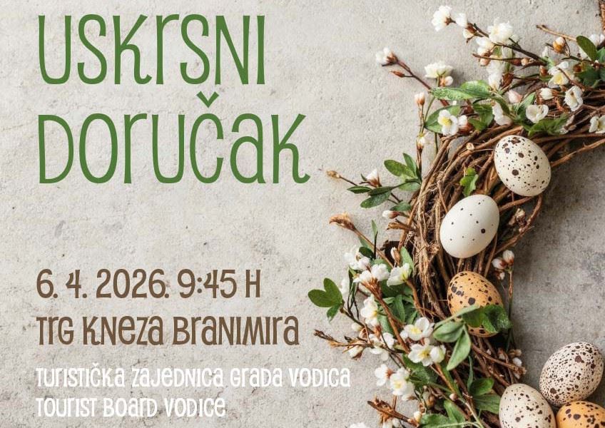 Easter Breakfast in Vodice on April 6 brings tradition, homemade delicacies, and the start of the spring season