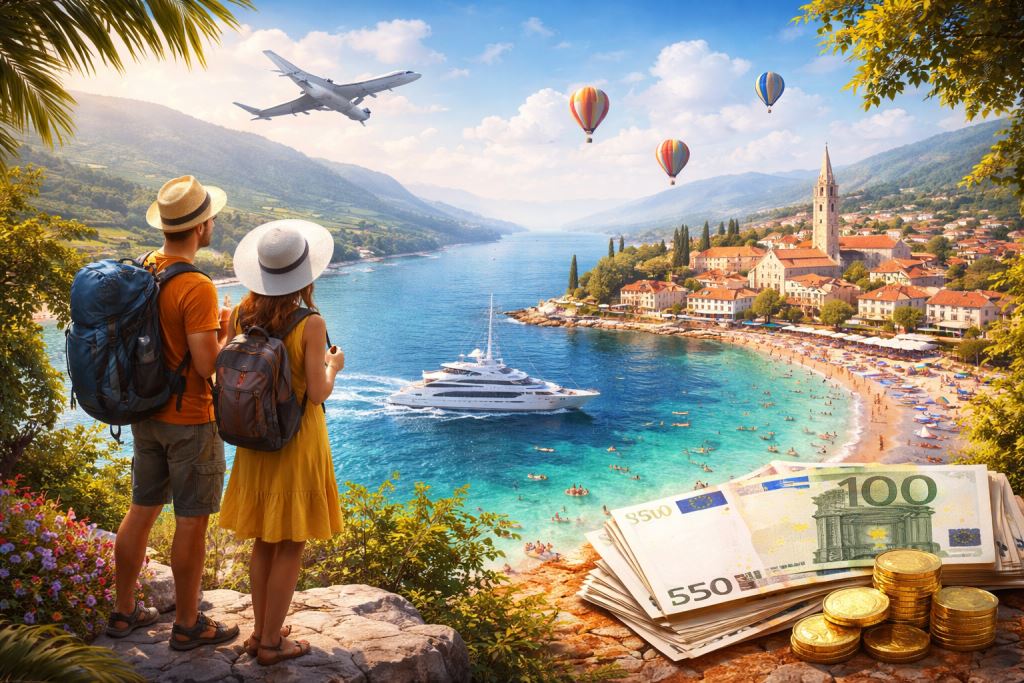 Prihodi od stranih turista u Hrvatskoj u 2025. dosegnuli 15,3 milijarde eura, a 2026. otvara nova pitanja