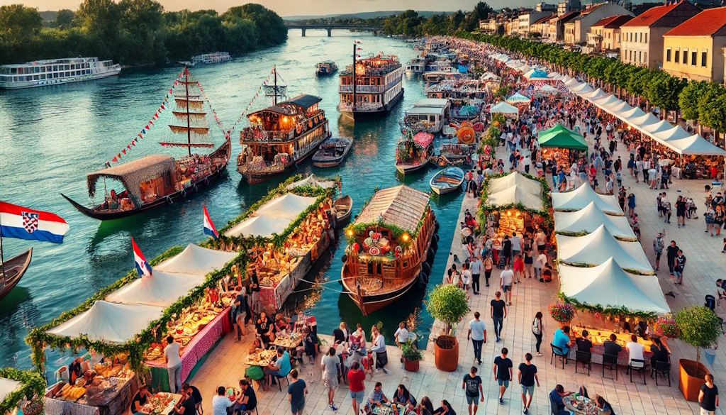 Genießen Sie den Reichtum an Kultur und Gastronomie beim Donaufest in Vukovar vom 27. bis 29. Juni 2024 mit zahlreichen Aktivitäten und Aufführungen