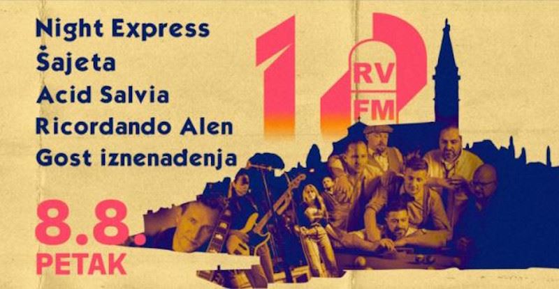 A big celebration for the 10th birthday of Rovinj FM: Spectacular concert at the former station overlooking Rovinj