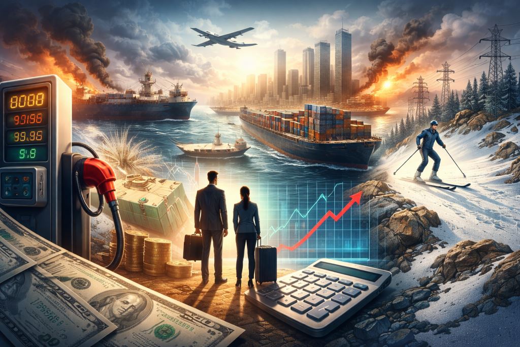 Hier, aujourd’hui, demain : comment la guerre, l’énergie, le commerce et le climat changent déjà les prix, les voyages et le budget du ménage