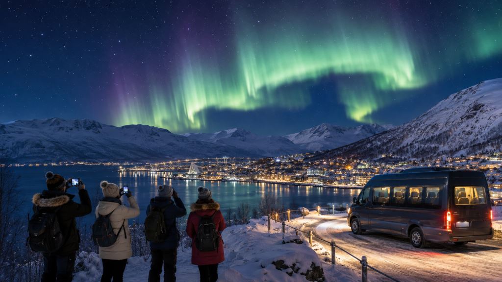 Tromsø nakon ponoći: vodič za noćni turizam, polarnu svjetlost i putovanje na sjever Norveške