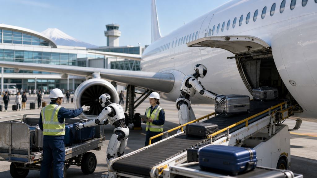 Japan Airlines testira humanoidne robote za prtljagu i najavljuje novu fazu automatizacije zračnih luka
