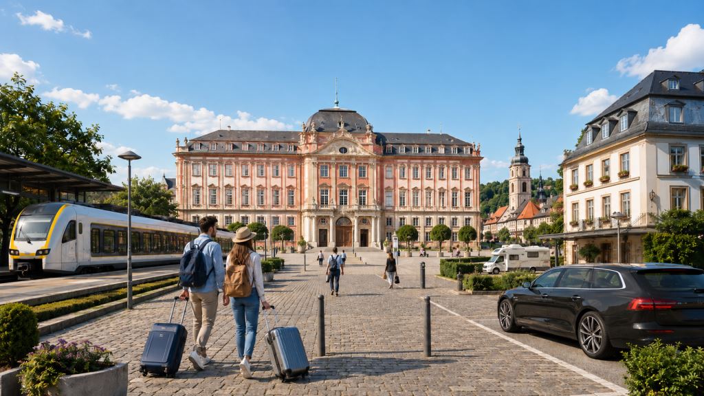 illustration IA: Bruchsal 2026 : guide des hébergements, hôtels, appartements, parking, prix et Schloss Bruchsal