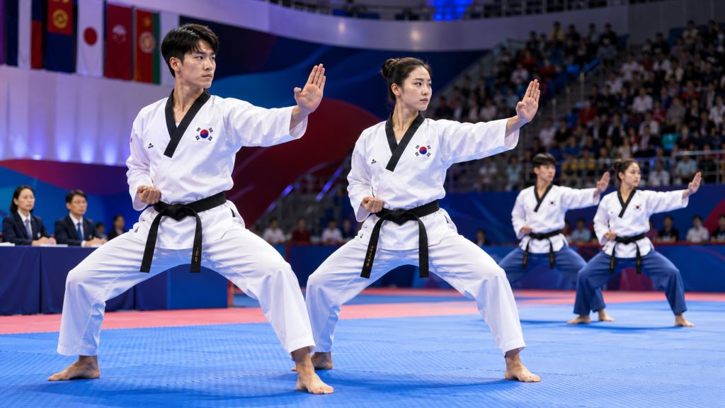 Corea Del Sur Domina Los Campeonatos Asiáticos De Taekwondo Poomsae En Ulan Bator Con Oros Individuales Y Mixtos