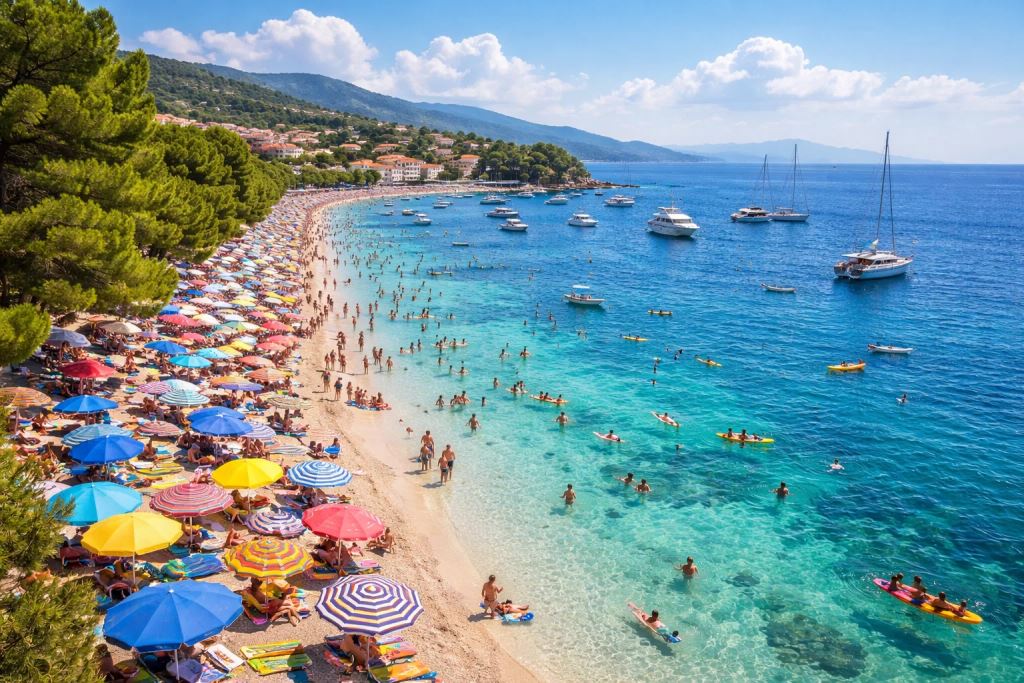 Prihodi od stranih turista 2025. prema HNB-u 13,4 mlrd. eura, ljetni kvartal blago slabiji zbog cijena