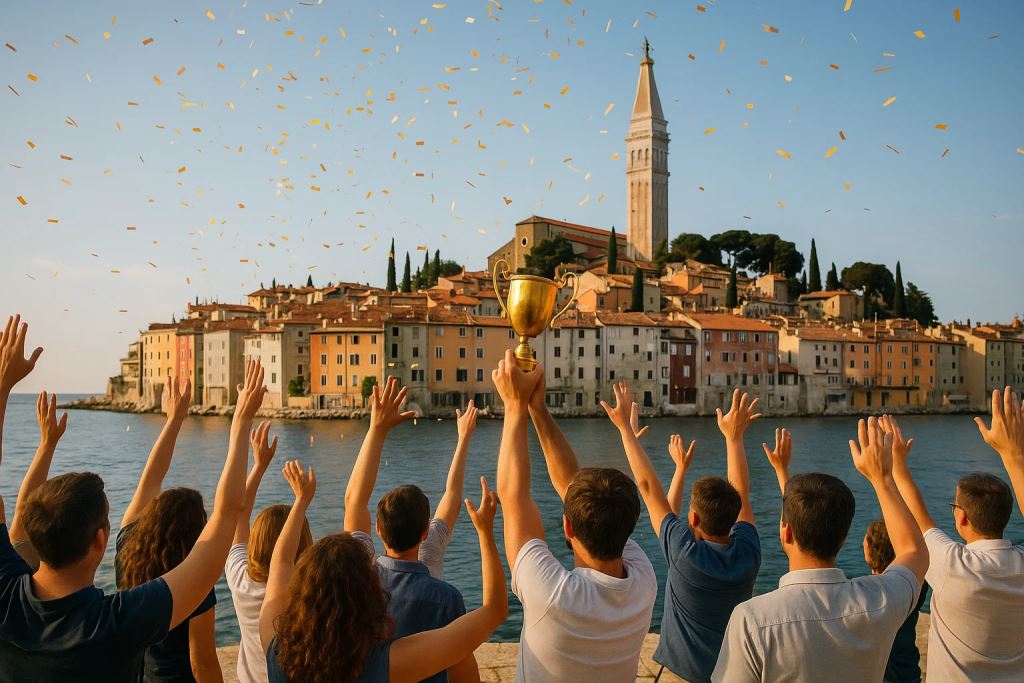 Große Feier in Rovinj: Stadt und Bürger feiern diesen Samstag auf dem Platz den Titel des Champions des kroatischen Tourismus 2025