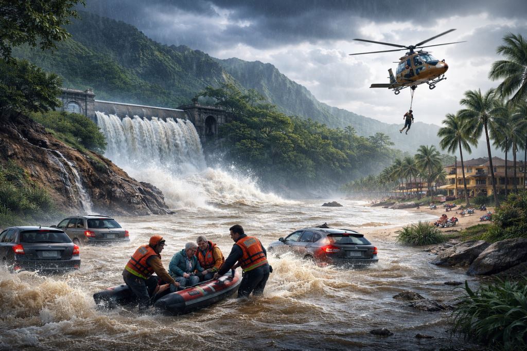 Kona low oluja izazvala velike poplave na Havajima, evakuacije na Oʻahuu i poremećaje putovanja na Mauiju