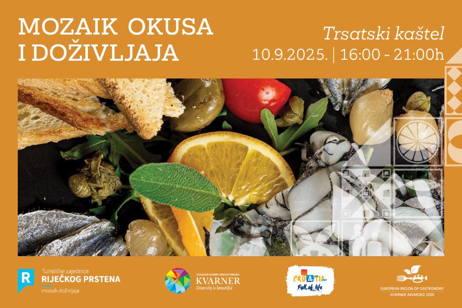 Une mosaïque de goûts et d'expériences au château de Trsat : Rijeka célèbre la gastronomie comme introduction au titre de la Région européenne 2026.