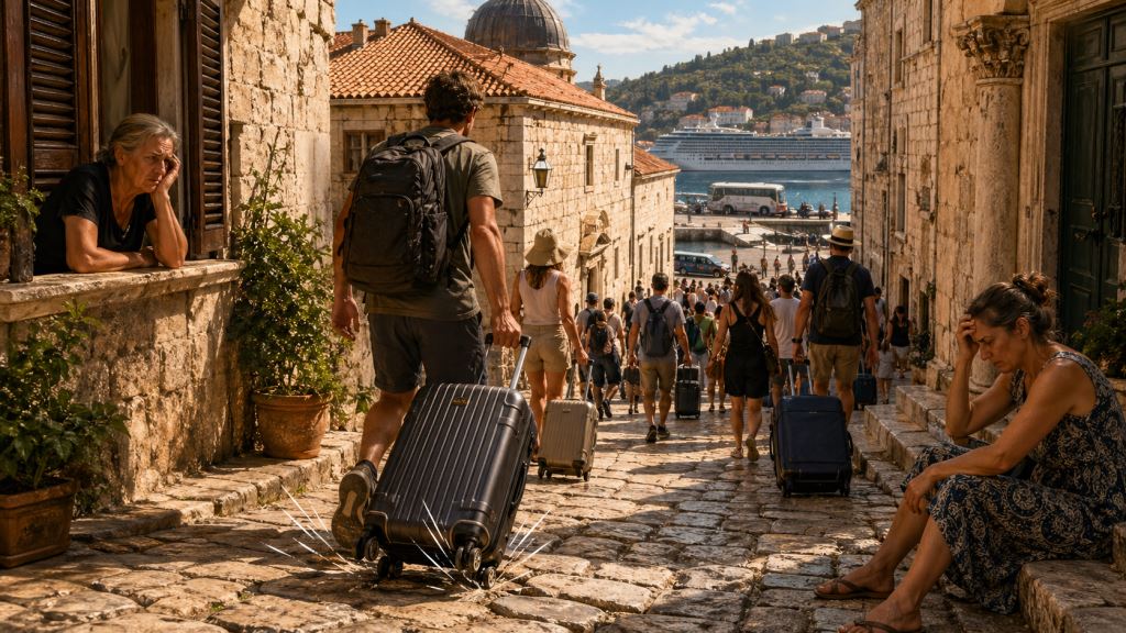 Pourquoi de plus en plus de villes historiques instaurent des règles plus strictes pour les valises à roulettes et le bruit des touristes