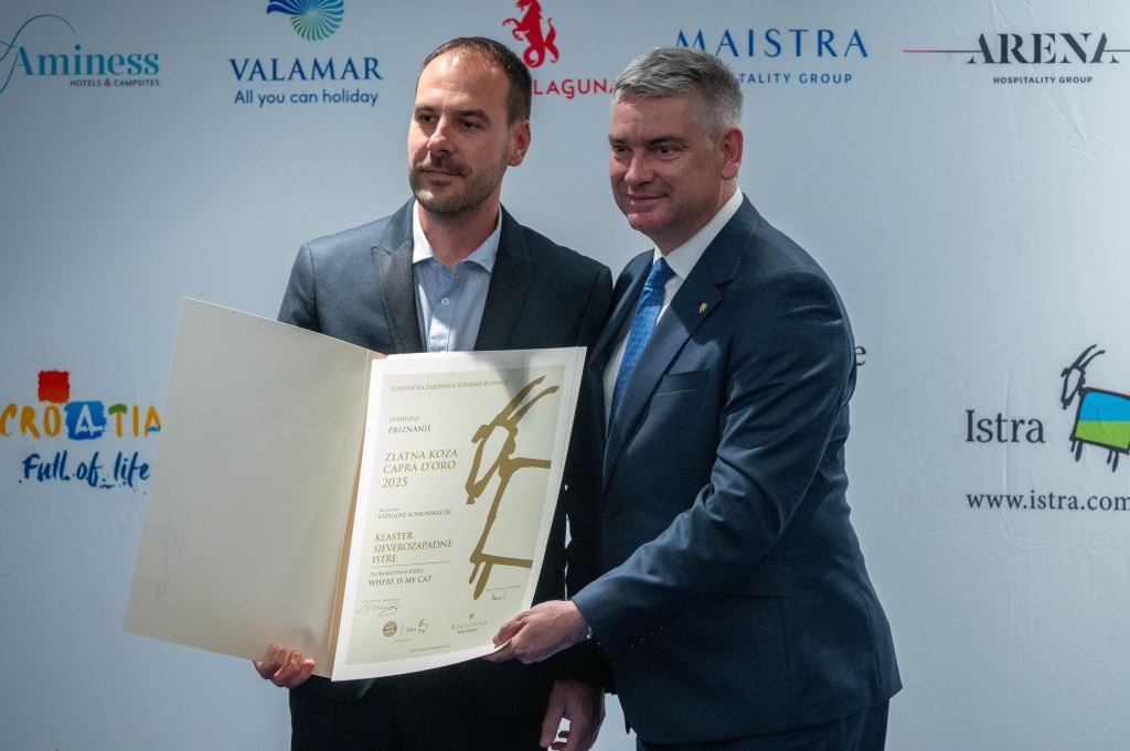 Golden Goat 2025 for Northwestern Istria Cluster for the video "Where is my cat" and destination visual communications