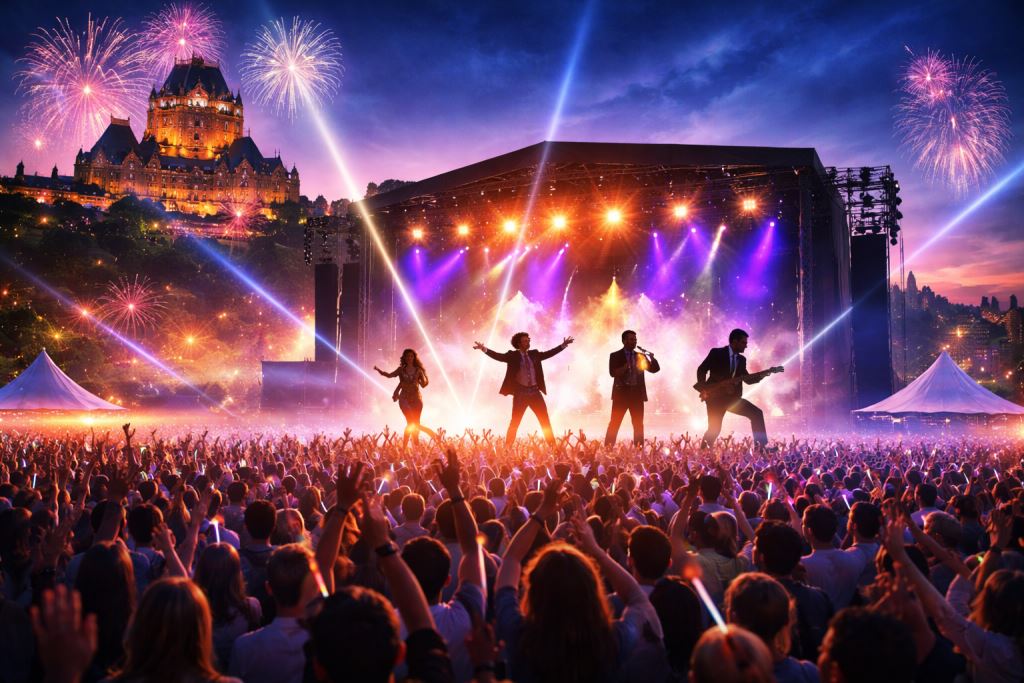 FEQ 2026 à Québec réunit Muse, Kesha, Michael Bublé et The Lumineers dans une grande programmation estivale
