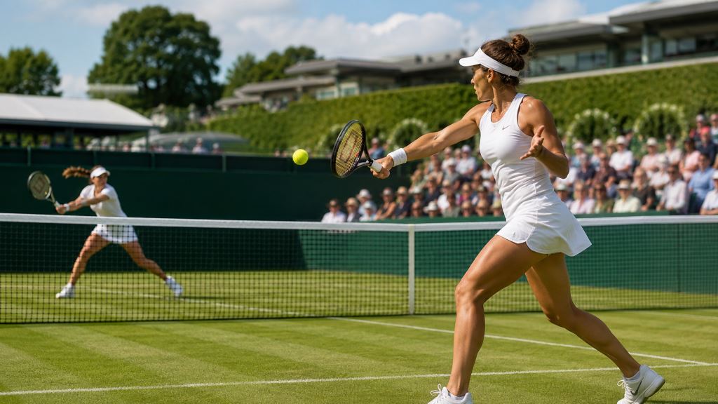 AI ilustracija: Mertens protiv Eale na Bad Homburg Openu: sigurna pobjeda 6:3, 6:3 u prvom kolu na travi uoči Wimbledona