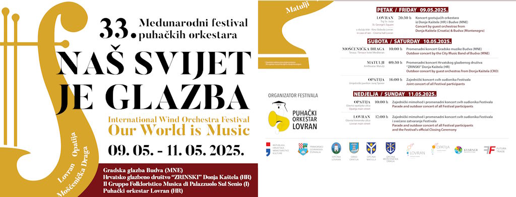 Fin de semana de Kvarner en música y deportes: Festival de orquestas de viento en Lovran y Campeonato Nacional de Pesca