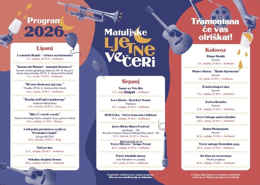 Las Veladas de Verano de Matulji 2026 traen conciertos gratuitos, teatro y un programa veraniego en Matulji