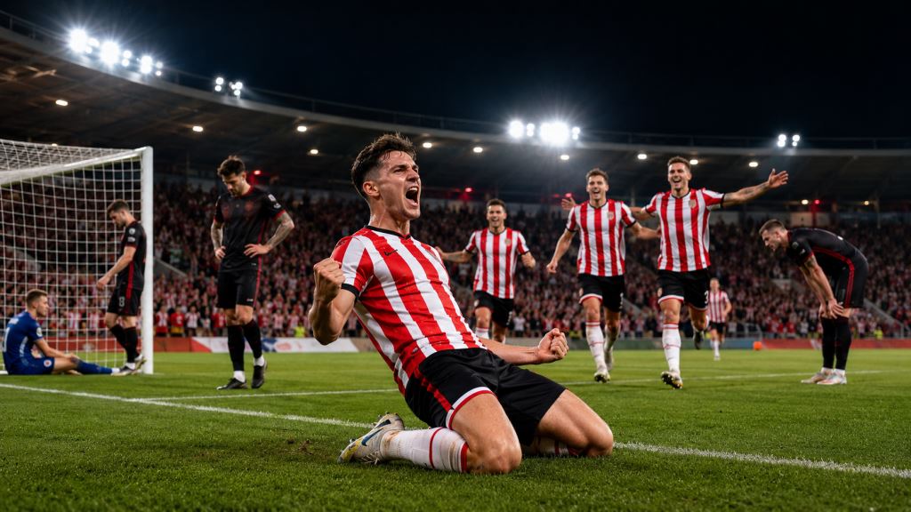 illustration IA: Derry City renverse Bohemians, doublé de Clarke et large victoire 4:1 en League of Ireland Premier Division