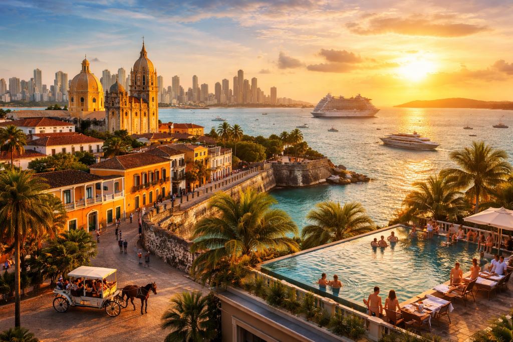 Jak Cartagena z miasta o ciężkiej przeszłości stała się nową karaibską stolicą luksusu i turystyki kulturowej