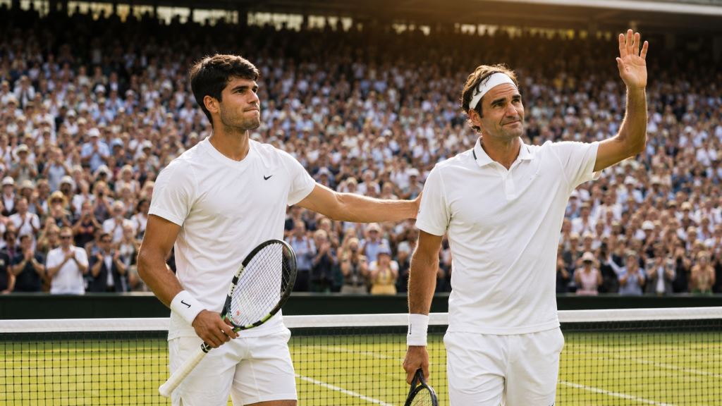 AI ilustracija: Berrettini preživio četiri tie-breaka i zaustavio Wawrinku u emotivnom oproštaju od Wimbledona 2026 u Londonu