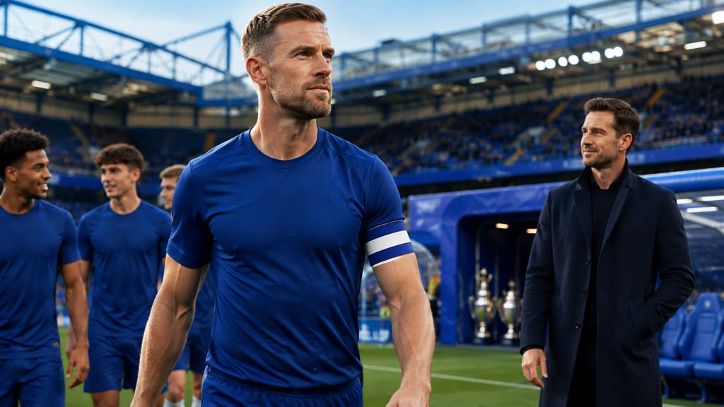 AI illustration: Chelsea sign Jordan Henderson on a free transfer as former Liverpool captain agrees a two-year deal until 2028