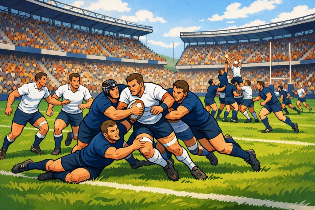 Rugby à travers l’histoire : des terrains scolaires aux ligues professionnelles et à un symbole sportif mondial au XXIe siècle