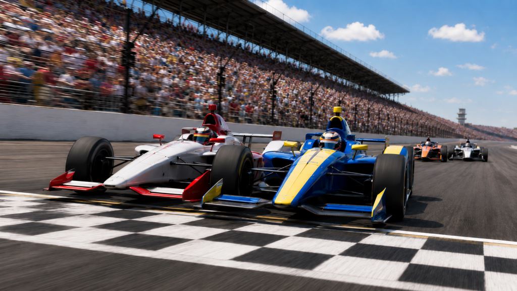 Felix Rosenqvist gana las 500 Millas de Indianápolis con el final más ajustado de la historia