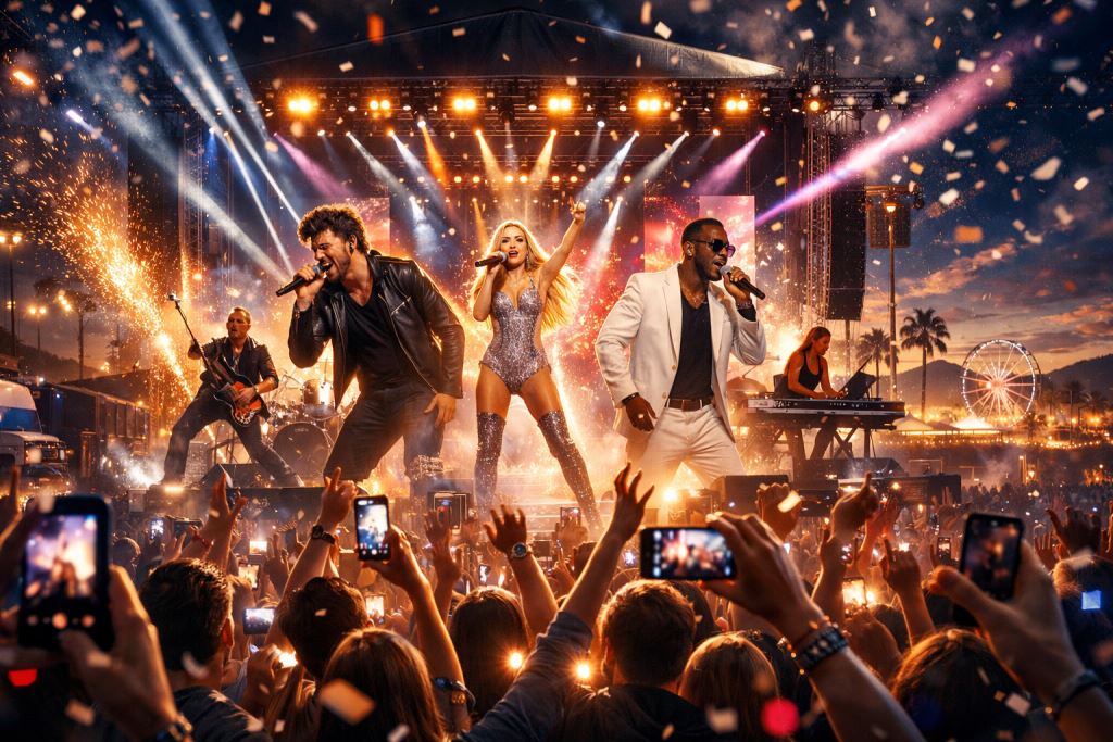 Gestern, heute, morgen in der Musikszene: Coachella, Justin Bieber, Karol G und die Konzerte, die Fans verfolgen